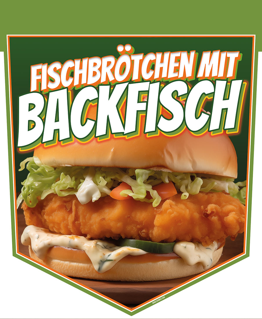 Fischbrötchen mit Backfisch LF1-BF001 NEU