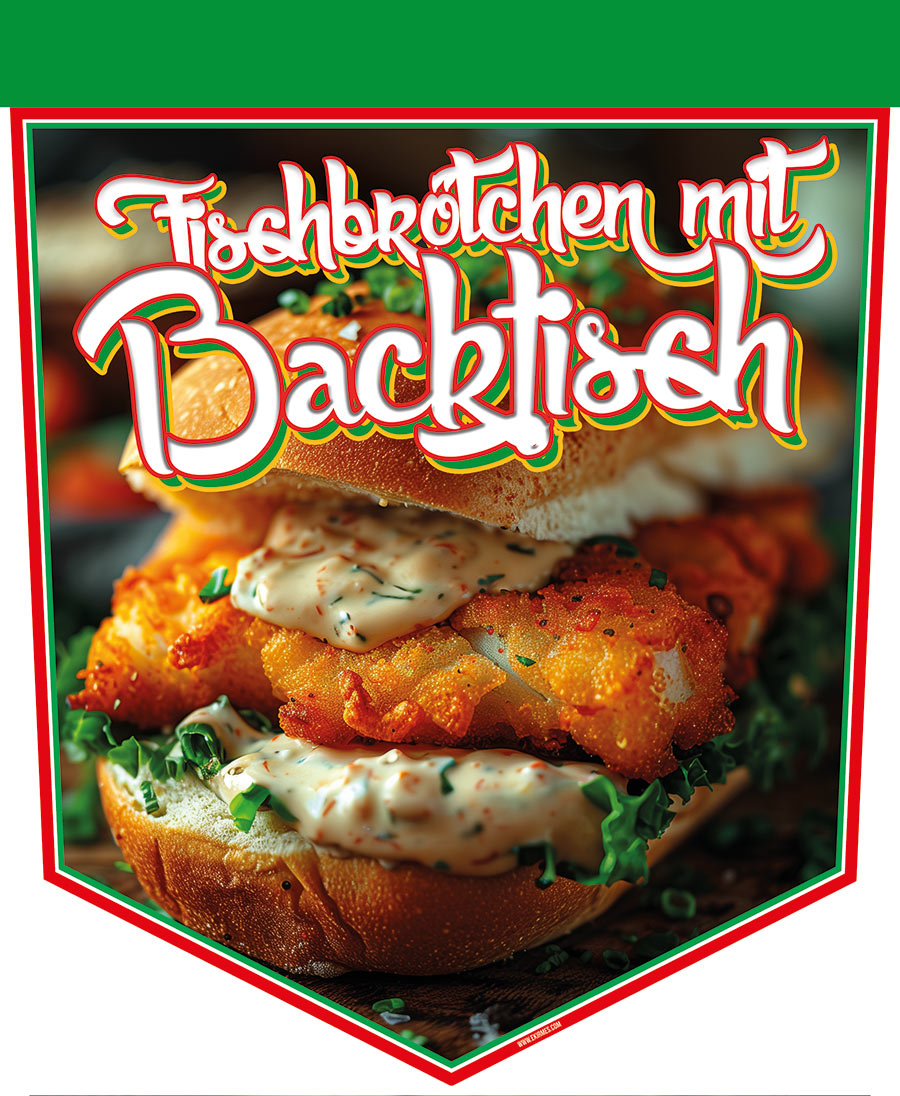 Fischbrötchen mit Backfisch LF1-BF002