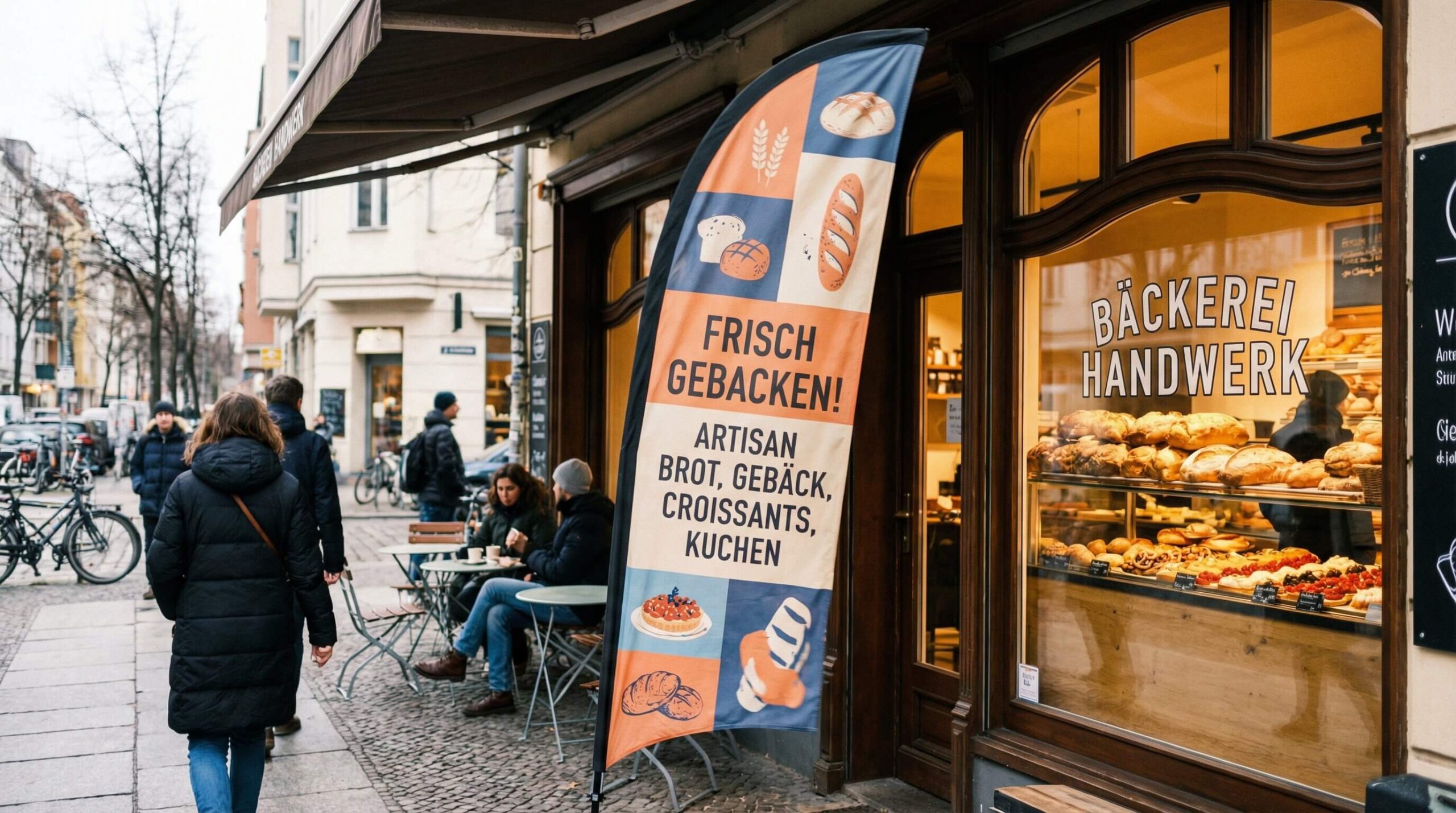 Bäckerei Werbung