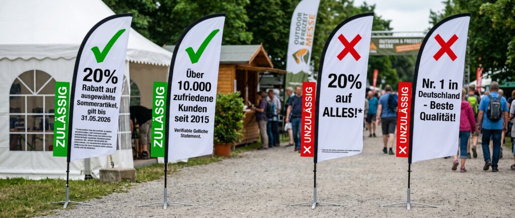 Irreführende Werbung vermeiden