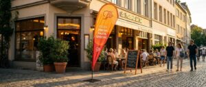 Werbung fuer Restaurants