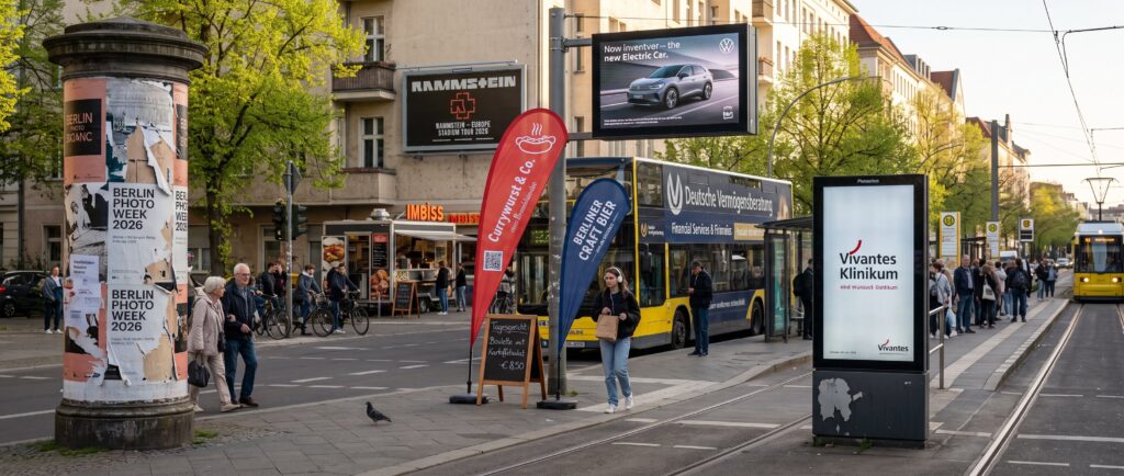 Beispiele für Außenwerbung